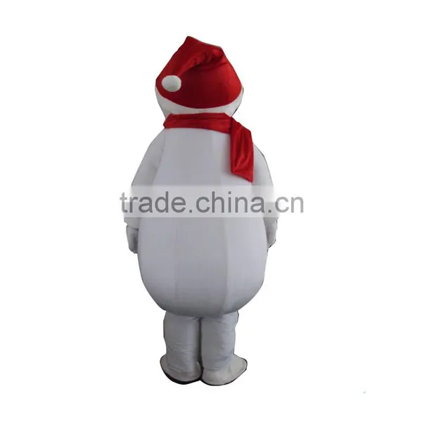 Factory Price Lovely Christmas Moving Snowman Mascot Costume for Adult photo-3