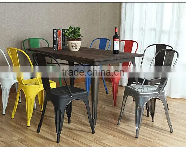 High Quality Antique Stacking Iron Outdoor Chair of Item HC-953 photo-4