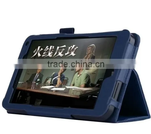Magnetic Folio Stand Flip Leather Case for HP Steam 7 photo-3