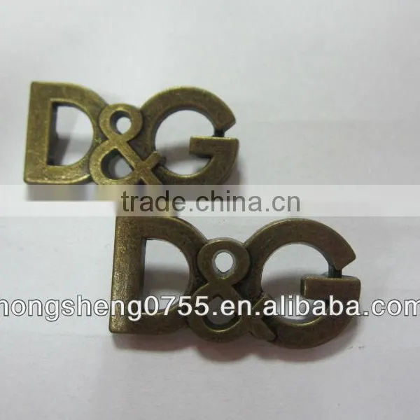 Manufacture Metal Letter Lable Tag