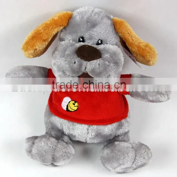 Luckiplus Hot Sale First Class Happy Puppy In Red Cloth SafeTechnology Toy For Kids photo-3