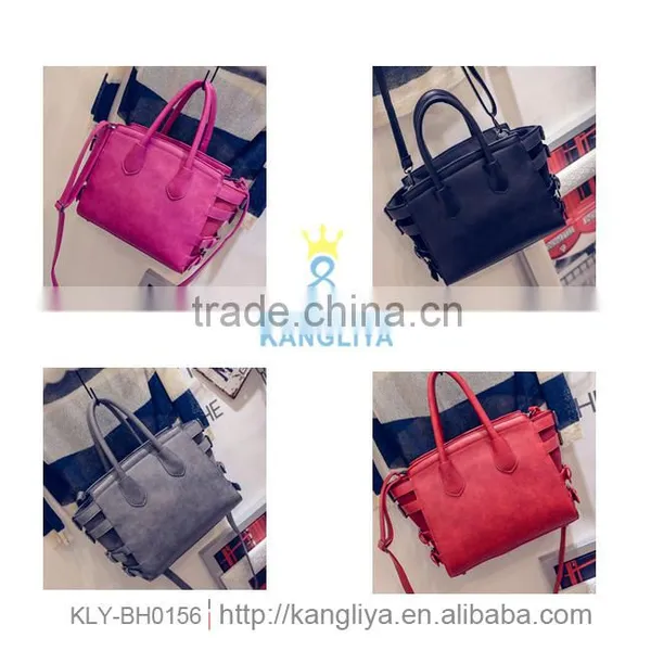 Current Tide Bags Distressed pu Leather Handbags for Women 2015 Newcome Ladies Bag