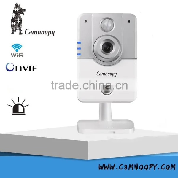 High Definition PIR Alarm Night Vision ip Palstic Cube ip Camera Internet Security Camera