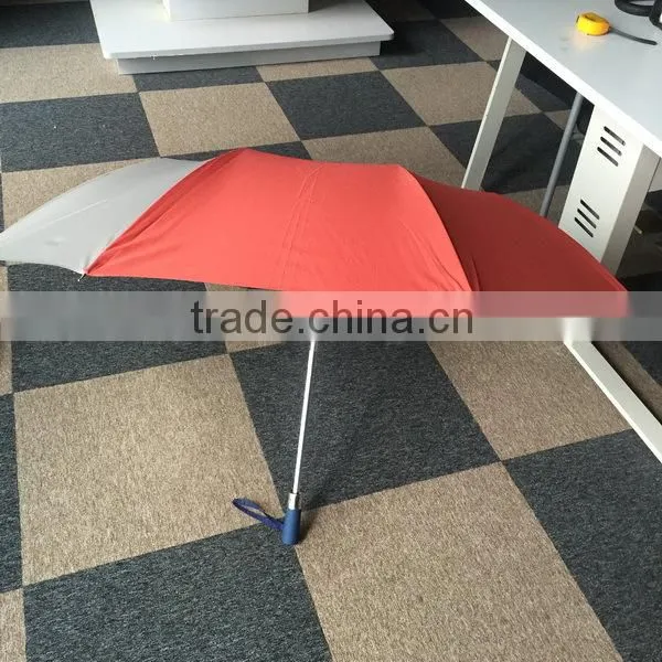 High End Fabric Pongee Automatic Open 2 Fold Umbrella photo-4