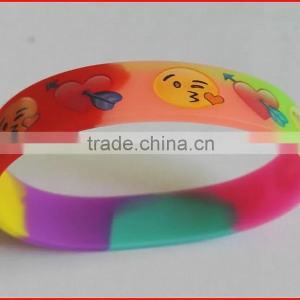 Promotional Gift Emboss/debossed/silk Printing Silicon Magnetic Bracelet photo-6