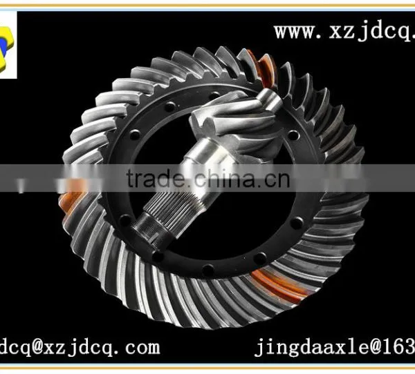 Officially Supply XCMG Spare Parts Crown Wheel and Pinion Gear Spiral Bevel Gears for Wheel Loader Road Roller Truck 8/38 9/38 Quality Choice photo-3