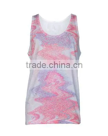 Custom New Style Green Sublimated Tank Top in High Quality