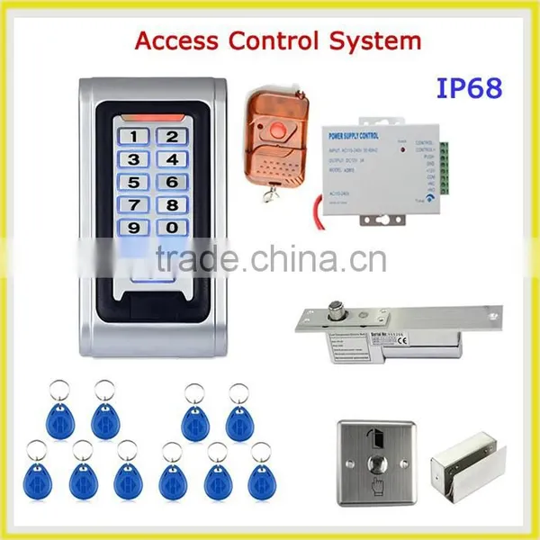 standalone access control rfid card reader, waterproof IP68 based