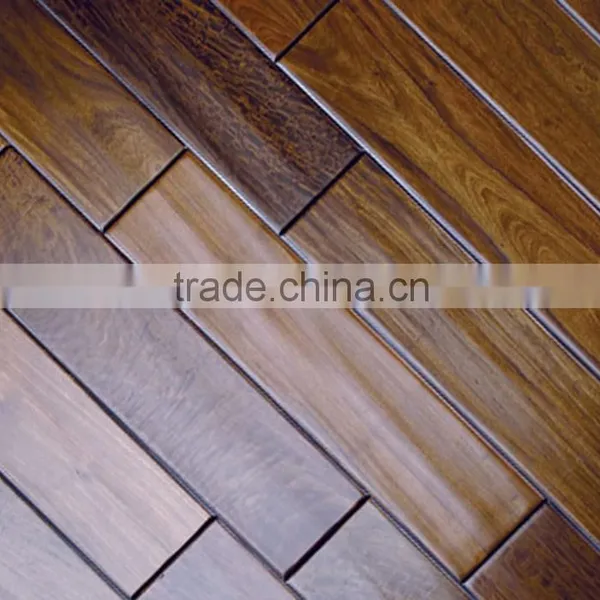 Urban Random Width Black Walnut Antique Handscraped ABCD Grade Engineered Wood Flooring photo-2