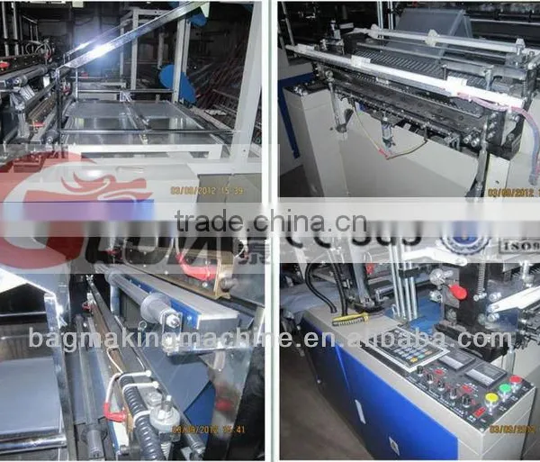 2014 HOT SALE! SHXJ-B600-1000 High-speed Bag Making Machine Double Line (with Computer Control) photo-2