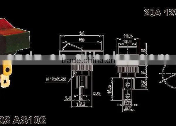 Quick Connect Terminal Toggle Switch /Toggle Switch/Momentary Toggle Switch photo-5