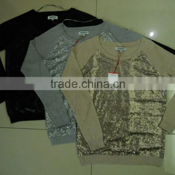 Ladies' Sweater With Sequins Beadings photo-2