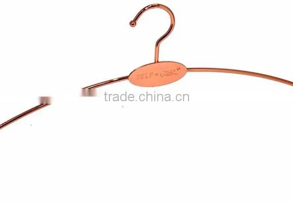 Clips Thin Metal Hangers For Swimwear With Embossed Logo photo-2