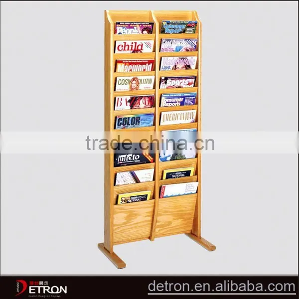 Wooden Floor Single Sided Book Shelf