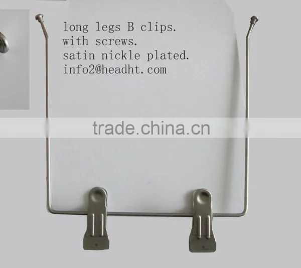 Plastic Hanger Clips Metal Fitting for Clothes Hanger photo-3