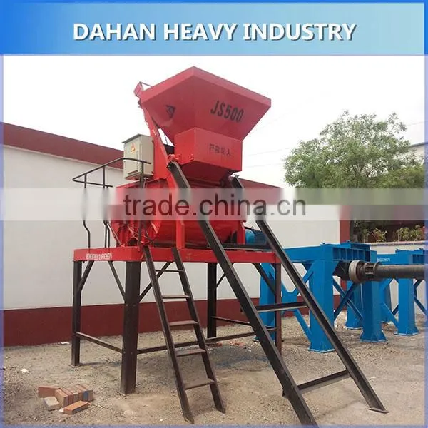 ISO9001 Ready Mix Twin Shaft Electric Concrete Mixer Machine for Buildings, Highway and Other Projects photo-3