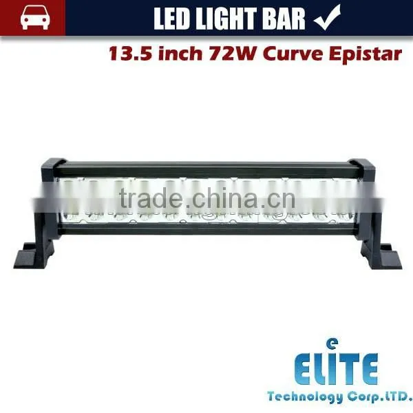13.5 Inch 72w Offroad Curve Led Light Bar for Trucks Jeep photo-4