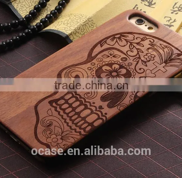 2016 Custom Engrave With Bumper Wooden Case for Iphone 5 5s. photo-4