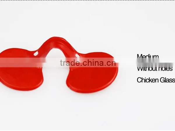 Wholesale Chicken Protecting Glass Eye Cover Plastic Chicken Glasses photo-2