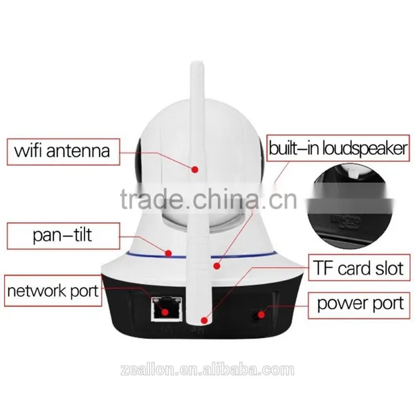 HD Wireless WiFi IP Camera Home Security Surveillance ip Camera Rotatable Alarming Security System With Night Vision Camera ip photo-4