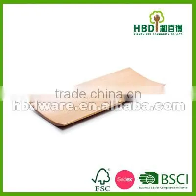 Wholesale High Quality Japanese Style Bamboo Wood Towel Serving Plate photo-3
