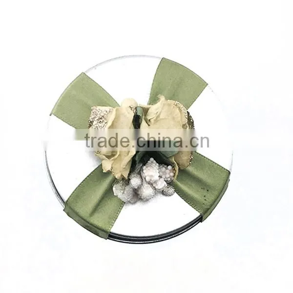 Sweet Wedding Door Gift Tin Box,tin Gift Box With Ribbon Closure,engagement Gift Box Packaging Box photo-3