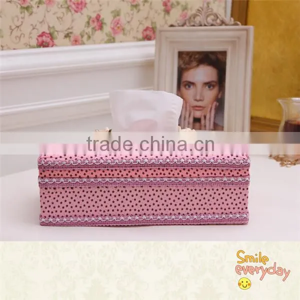 Luxurious Table Decoration Fabric Napkin Paper Box photo-3