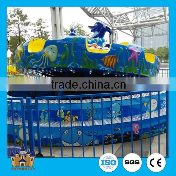 Outdoor Fun Rides Cheap Carnival Game Ride Sea Disc Turntable Ride for Sale photo-3