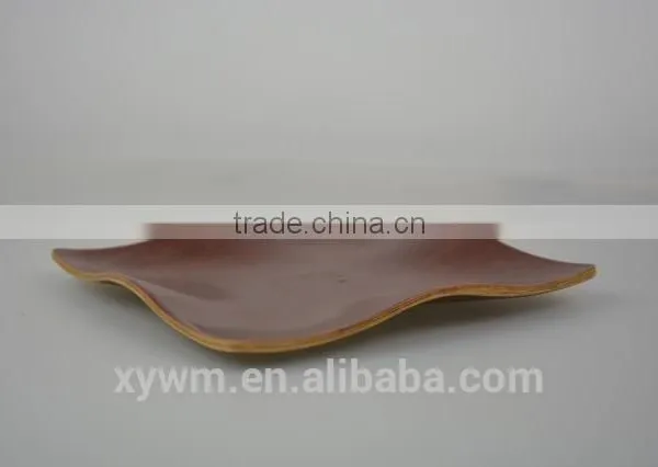 Acacia Wood Rectangle Serving Tray and Plate photo-5