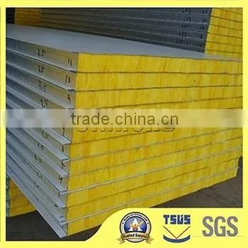 Low Price Water Insulated Rockwool Sandwich Panel With Metal Coating photo-3