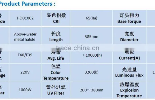 Up-water Fishing Lamp 1000W for Sale photo-4