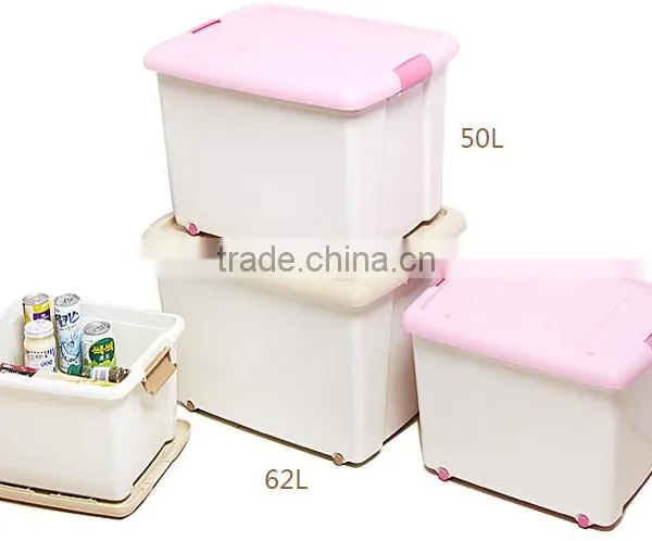New Wholesale Plastic Storage Box With Handle photo-3