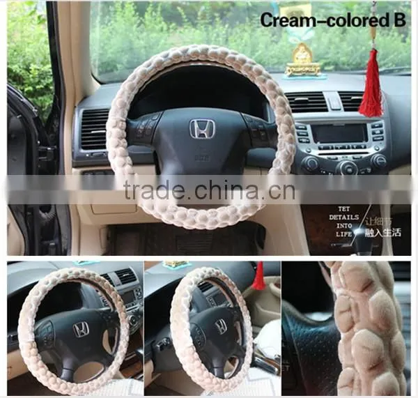 Hebei Manufacturer PU Material Car Steering Wheel Cover photo-5