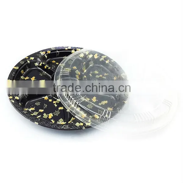 Sushi Container Round Plastic Packaging Food Sushi Box photo-2