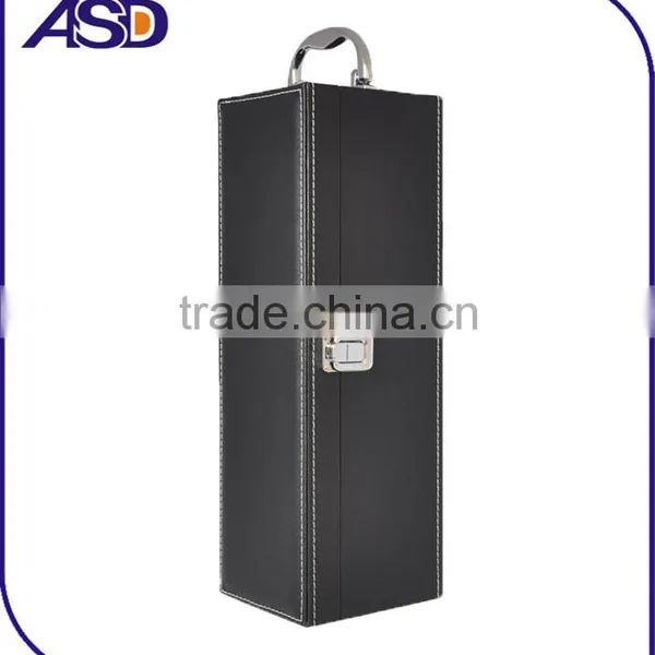 Custom Logo Print High Quality Leather Wine Box Gift Boxes Small Lot is ok photo-2
