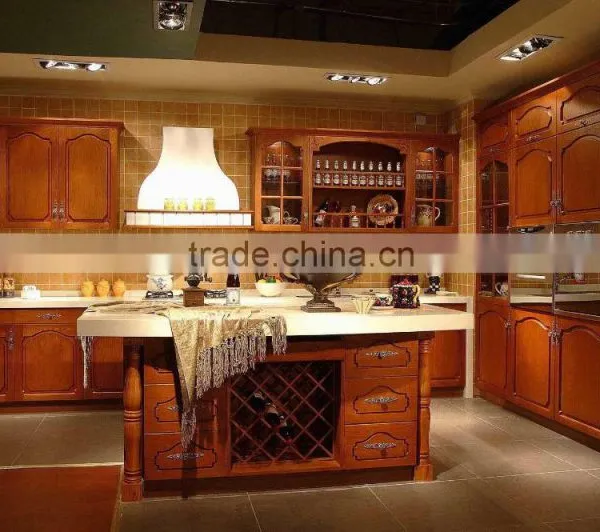 High-end Luxury Cupboard Kitchen Cabinets Solid Wood photo-4