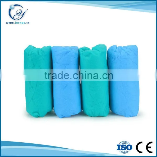 Cheapest Blue / Green Good Quality Disposable Non Woven Shoe Covers photo-4