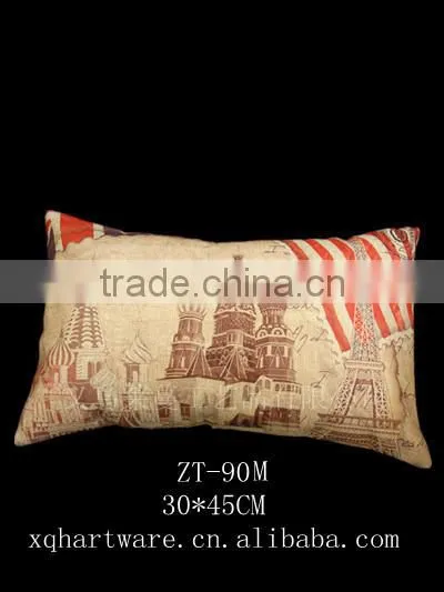 Nature Linen Material Custom Size And Printed Pillow Cover photo-4