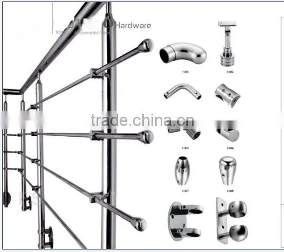 DUAL SOURCE HARDWARE- 2015 Hot Indoor Stainless Steel Handrail With Solid Rod