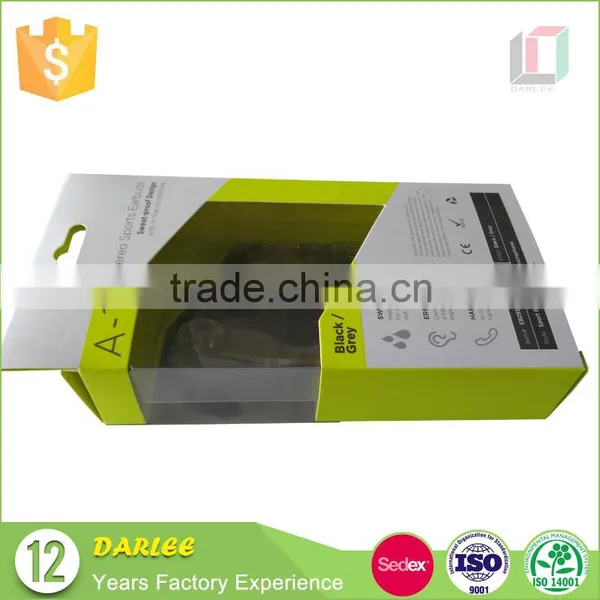 Hot Sale Magnetic Closure Clamshell Packaging Headset Earphones Box photo-2