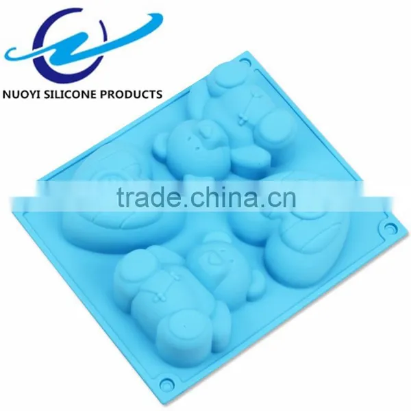 4 Even the Bear& Love Shape Silicone Cake Mould Bakeware Tool photo-2