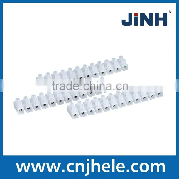 H U Type 12 Poles PE PP PA Plastic Feed Through Terminal Blocks photo-2