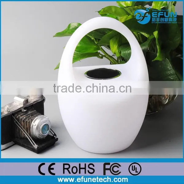 Portable Battery Operated Rgb Color Changing Outdoor Bluetooth Speaker With Led Light photo-4