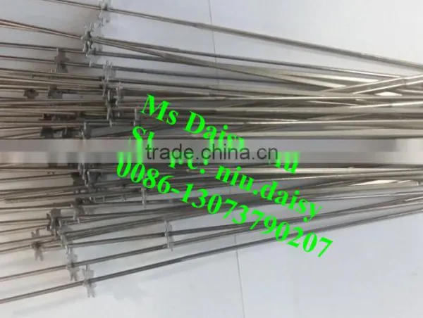 Stainless Steel Kebab Skewers/BBQ Kabob Skewers/charcoal Gear Skewers photo-5