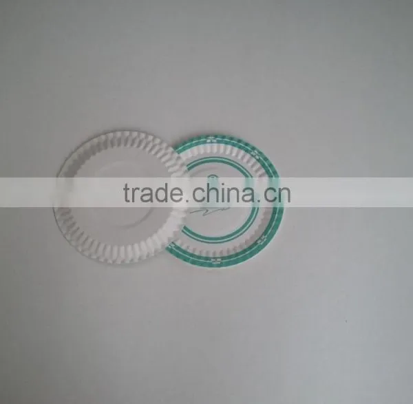 White Printed Paper Plate photo-5