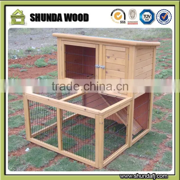2 Storey Custom Rabbit Hutch With Run photo-4