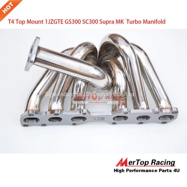 Mertop T4 TWIN SCROLL Turbo Manifold Fits Toyota 1JZ 1JZGE 1JZ JZA70 MK3 Engines photo-2