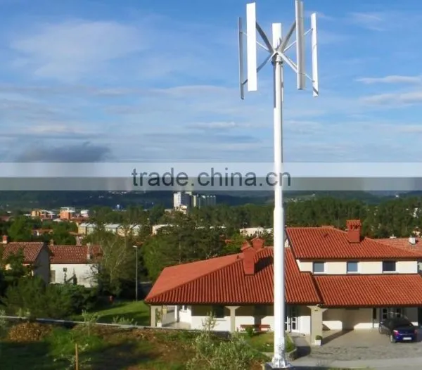 H Type 48V Vertical Axis Wind Generator photo-2