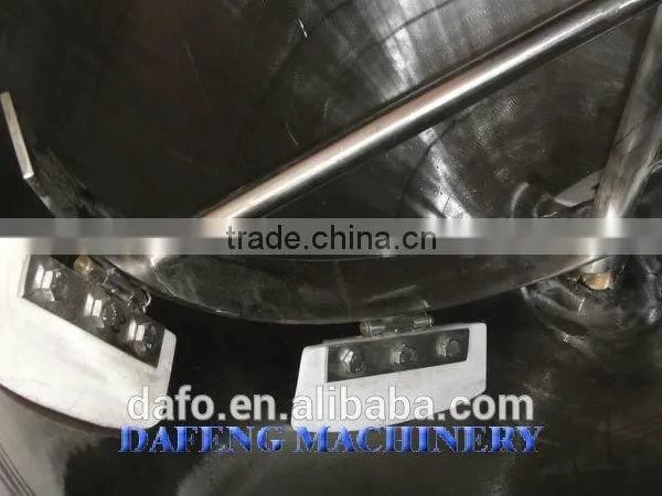 Vertical Type Steam Jackted Cooking Kettle Jacketed Kettle 500liter photo-4