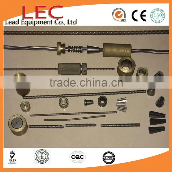 LEC Prestressed Concrete Post Tension Cable Wire Monostrand Anchors photo-4